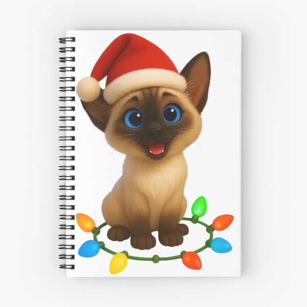 Item preview, Gato javanés navideño designed and sold by Sillytoe.