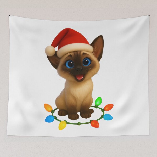 Item preview, Christmas Javanese Cat designed and sold by Sillytoe.