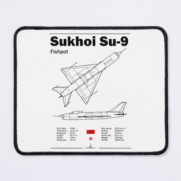 Item preview, Sukhoi Su-9 "Fishpot" Technical Poster designed and sold by Justinian Matieu.