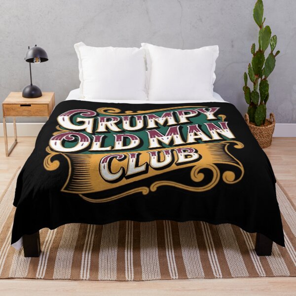 Item preview, GRUMPY OLD MAN CLUB – Retro Funny Gift Design for Sarcastic Dads and Vintage Humor Fans designed and sold by SoftyDesigns.