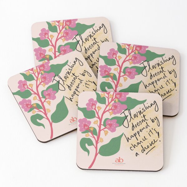 Item preview, Flourishing pink flowers and leafs designed and sold by Adriana Bracho.