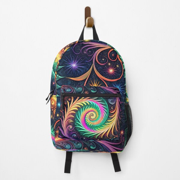 Item preview, Liquid Light Show Fractal Spiral Psychedelic Rainbow Design designed and sold by HLPsychDesigns.