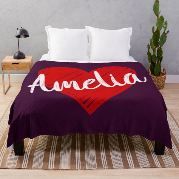 Item preview, Amelia Name Red Heart  designed and sold by Jeallan Designs.