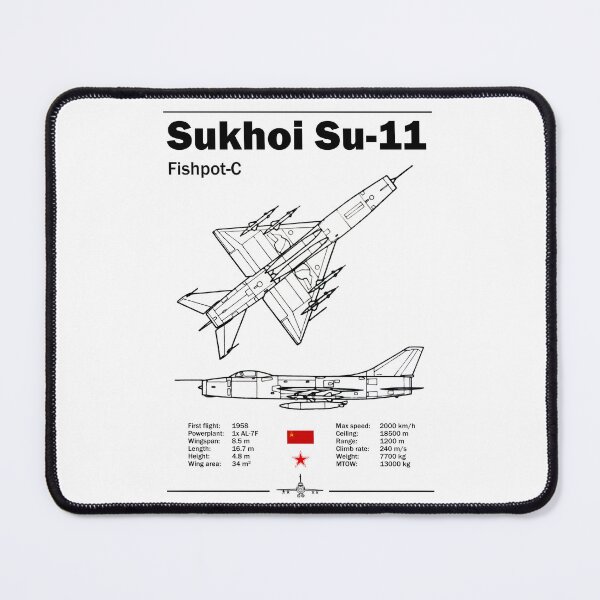 Item preview, Sukhoi Su-11 "Fishpot-C" Technical Poster designed and sold by Justinian Matieu.