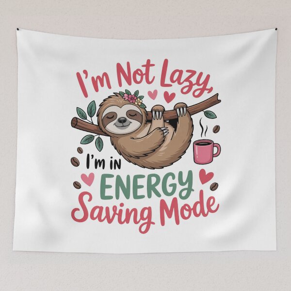 Item preview, Sloth Energy Saving Mode designed and sold by J-CCreations.
