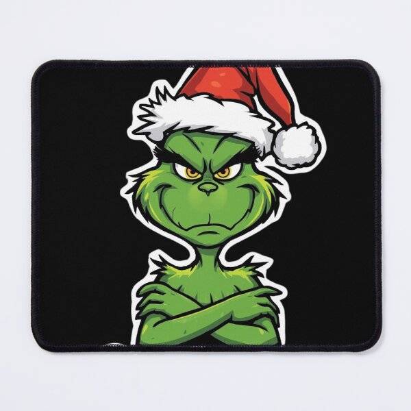 Item preview, Resting Grinch Face – Funny Grumpy Christmas Holiday T-Shirt Design designed and sold by harinshop ⭐⭐⭐⭐⭐.