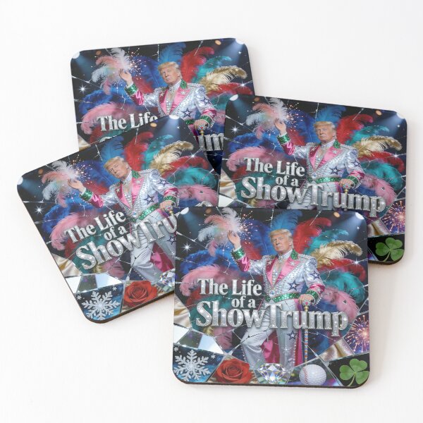 Item preview, The Life of a Showman – Political Parody Glam Design designed and sold by vogelnerves.