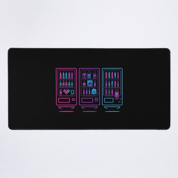 Item preview, Neon Cyber Vending Machines – Futuristic Vaporwave Drink Dispensers designed and sold by AddictiveDesign.