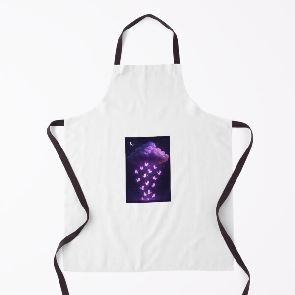 Item preview, Midnight Purple Cat Rain – Magical Fantasy Artwork designed and sold by LovelyCatGalaxy.