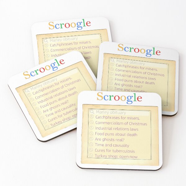Item preview, Scrooge’s Google Search History designed and sold by findingdamo.
