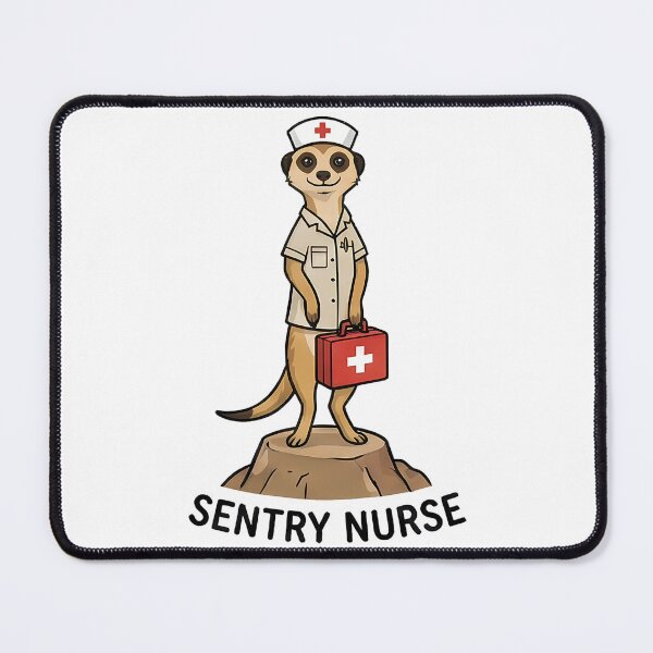 Item preview, Cute Meerkat Sentry Nurse Animal designed and sold by k3rstman1.