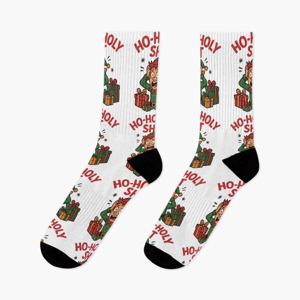 Item preview, Ho-Ho-Holy Sh*t Elf – Funny Christmas Panic Meme designed and sold by mybunnyparadise.
