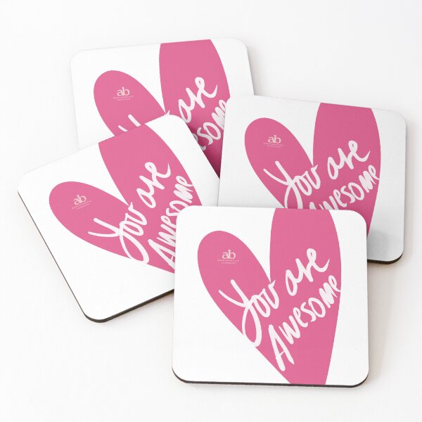 Item preview, You are awesome pink heart designed and sold by Adriana Bracho.