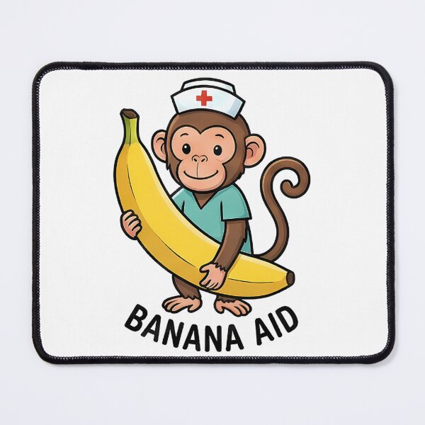 Item preview, Banana Aid Funny Monkey Nurse designed and sold by k3rstman1.
