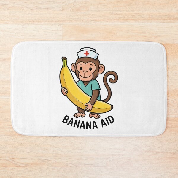 Item preview, Banana Aid Funny Monkey Nurse designed and sold by k3rstman1.