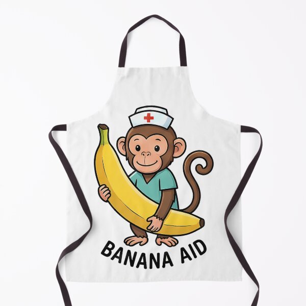 Item preview, Banana Aid Funny Monkey Nurse designed and sold by k3rstman1.
