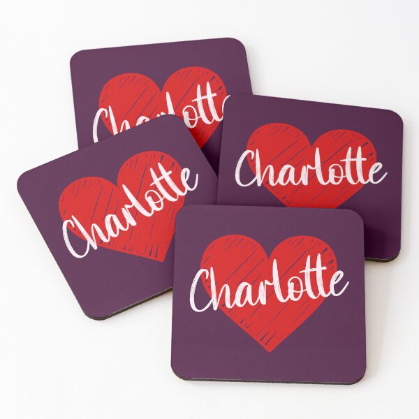 Item preview, Charlotte Name Red Heart  designed and sold by Jeallan Designs.