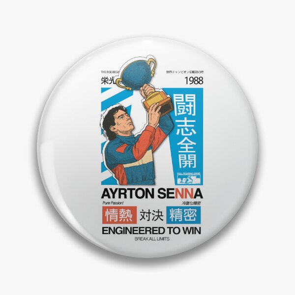 Artikelvorschau, Ayrton Senna 1988 Retro F1 Tribute Design entworfen und verkauft von LUSQUIN0S.