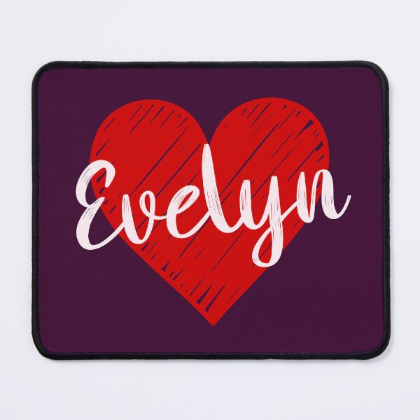 Item preview, Evelyn Name Red Heart designed and sold by Jeallan Designs.