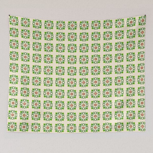 Item preview, nature peace love romance romantico floral green seamless colorful repeat pattern designed and sold by Abrahamjrnd.