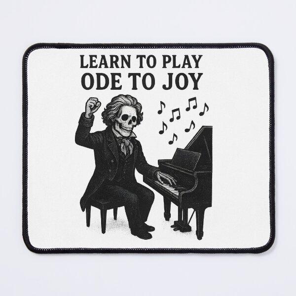 Item preview, Skeleton Beethoven — Learn to Play ‘Ode to Joy designed and sold by koreaInPrint.