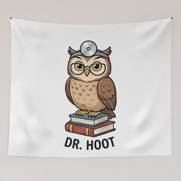 Item preview, Dr Hoot Wise Owl Doctor designed and sold by k3rstman1.