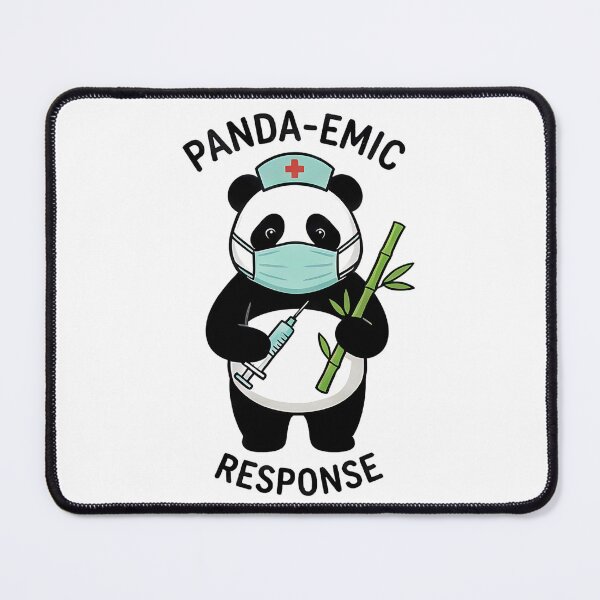 Item preview, Panda-emic Response Nurse Panda designed and sold by k3rstman1.