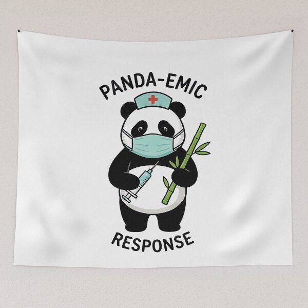 Item preview, Panda-emic Response Nurse Panda designed and sold by k3rstman1.
