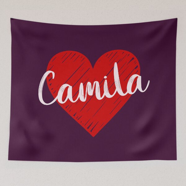 Item preview, Camila Name Red Heart  designed and sold by Jeallan Designs.