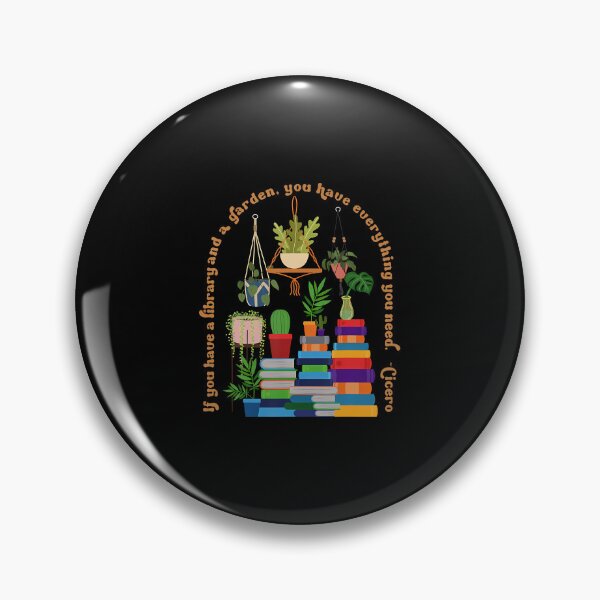 Item preview, If You Have A Library And Garden Gardening Reading Library designed and sold by TerryAnnie.
