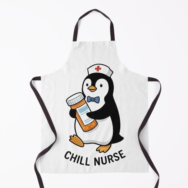 Item preview, Cute Chill Nurse Penguin Medical Worker designed and sold by k3rstman1.