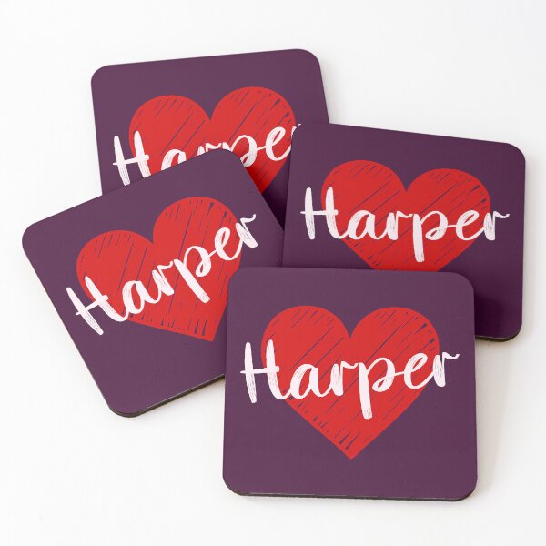 Item preview, Harper Name Red Heart  designed and sold by Jeallan Designs.