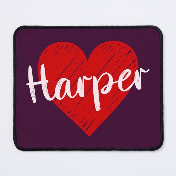 Item preview, Harper Name Red Heart  designed and sold by Jeallan Designs.