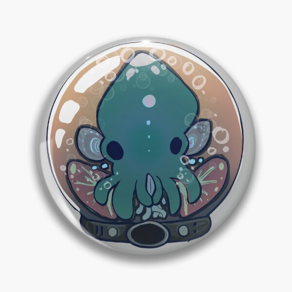 Item preview, Squid Alien Bobble designed and sold by FruitCupSpace.