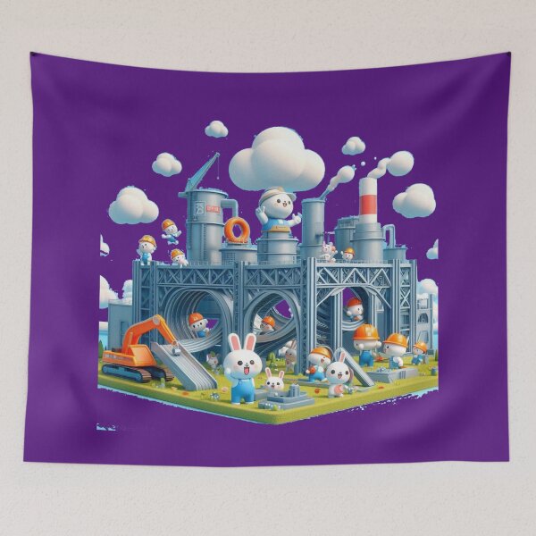 Item preview,  “POSCO Pohang Steelworks 3D Sketch — Iconic Korean Industrial Landscape” , designed and sold by PaintMeWorld.