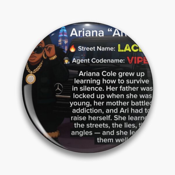 Item preview, Ariana “Ari” Cole – LACE | Agent VIPER-6 Character Bio designed and sold by Urban Chief Collective.