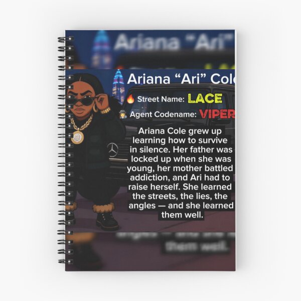 Item preview, Ariana “Ari” Cole – LACE | Agent VIPER-6 Character Bio designed and sold by Urban Chief Collective.