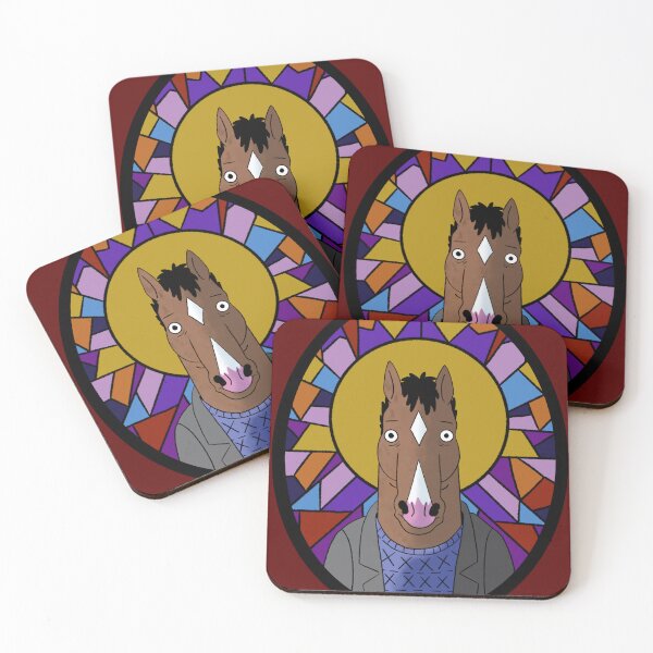 Item preview, Stained Glass Bojack designed and sold by WhiteWolf998.
