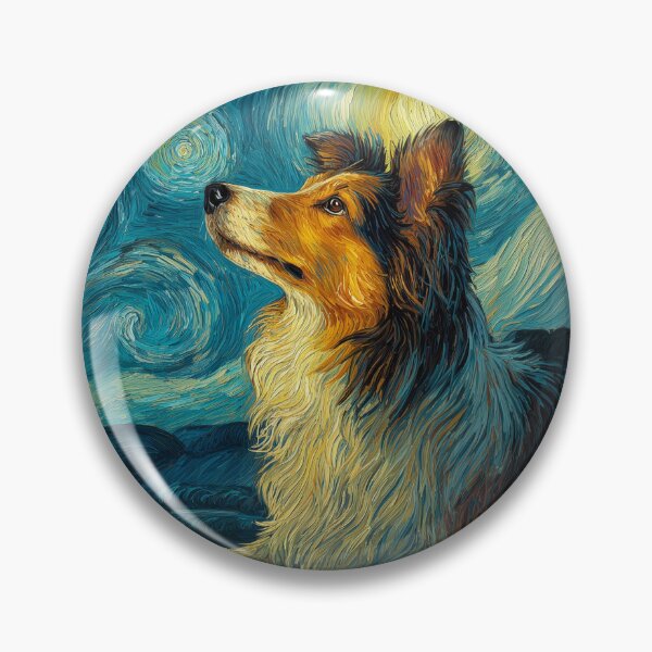 Item preview, Rough Collie Starry Night, Beautiful Lassie designed and sold by Orianah.