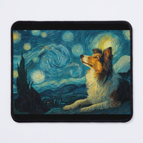 Item preview, Rough Collie Starry Night, Beautiful Lassie designed and sold by Orianah.