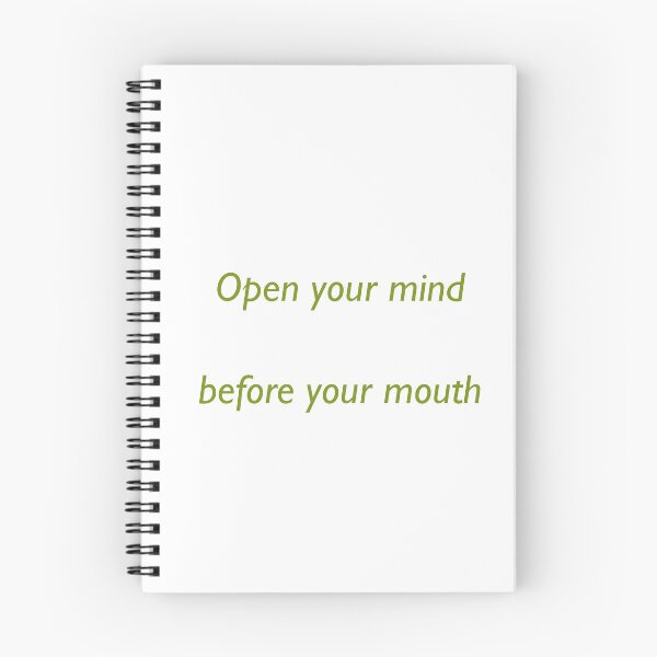 Item preview, Open your mind before your mouth designed and sold by fristsmokie.