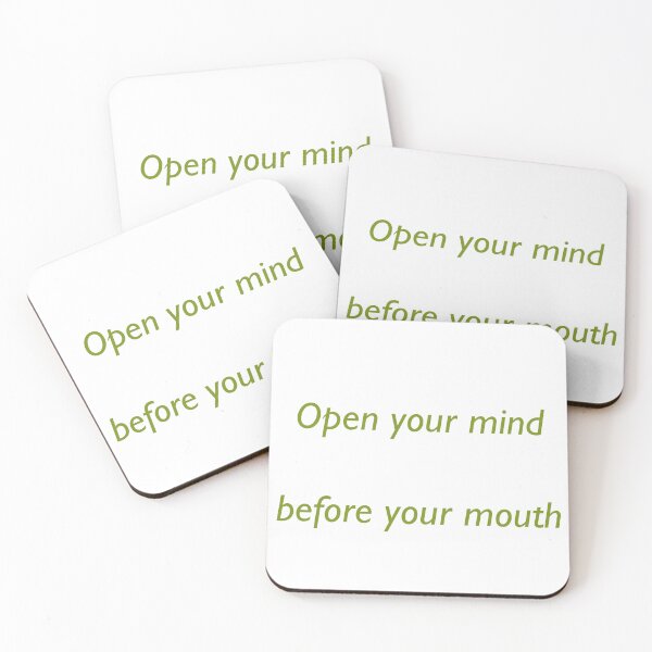 Item preview, Open your mind before your mouth designed and sold by fristsmokie.