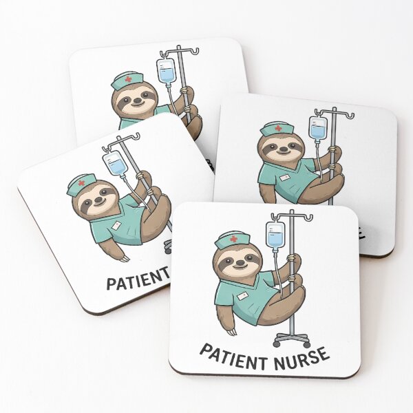 Item preview, Sloth Nurse Patient Funny Healthcare Worker designed and sold by k3rstman1.