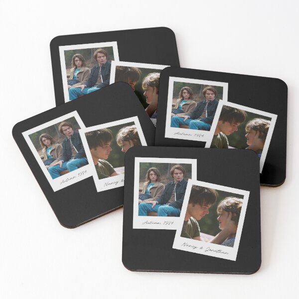 Item preview, Nancy wheeler and jonathan byers couple art inspiration photos designed and sold by My Favorite Store.