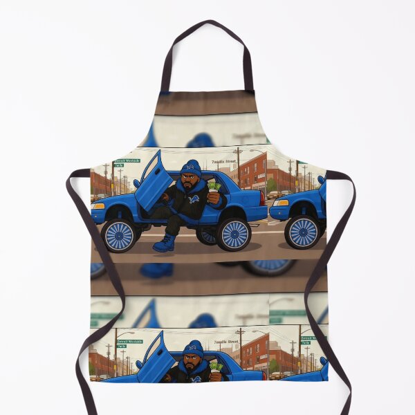 Item preview, Detroit Westside King – Blue Rider Cartoon Flex designed and sold by Urban Chief Collective.
