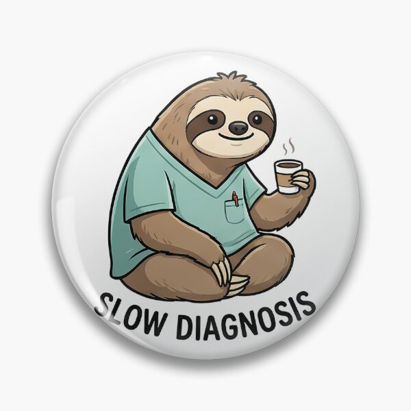 Item preview, Funny Sloth Slow Diagnosis Doctor Coffee designed and sold by k3rstman1.