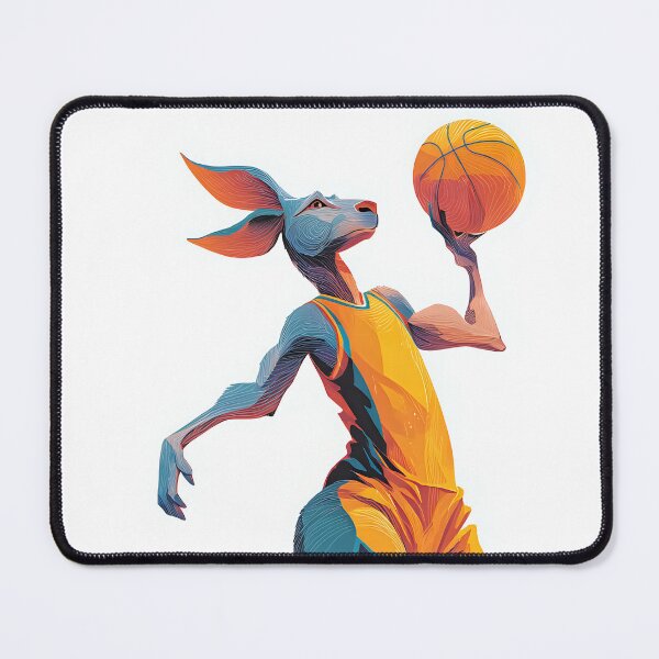 Item preview, Kangaroo Slam Dunk - Basketball Graphic for Apparel designed and sold by DanielY01.
