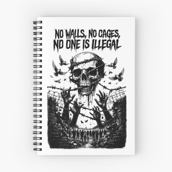 Item preview, No Walls, No cages, no one is illegal designed and sold by Tattee.