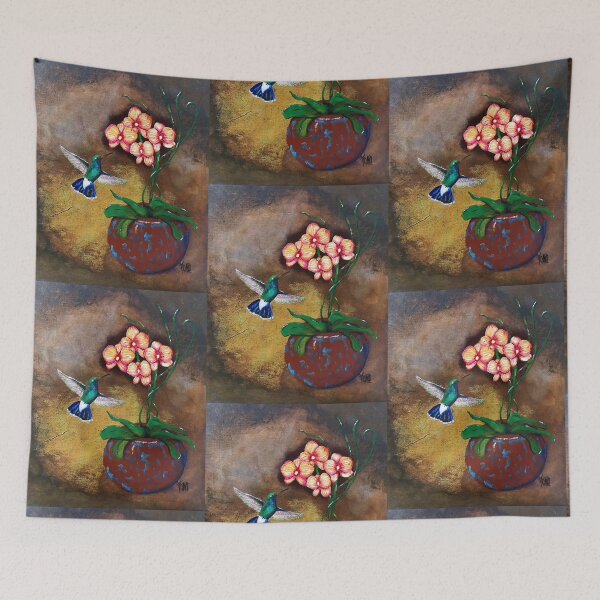 Item preview, Hummingbird with  Orchid designed and sold by Jesus Vichareli.