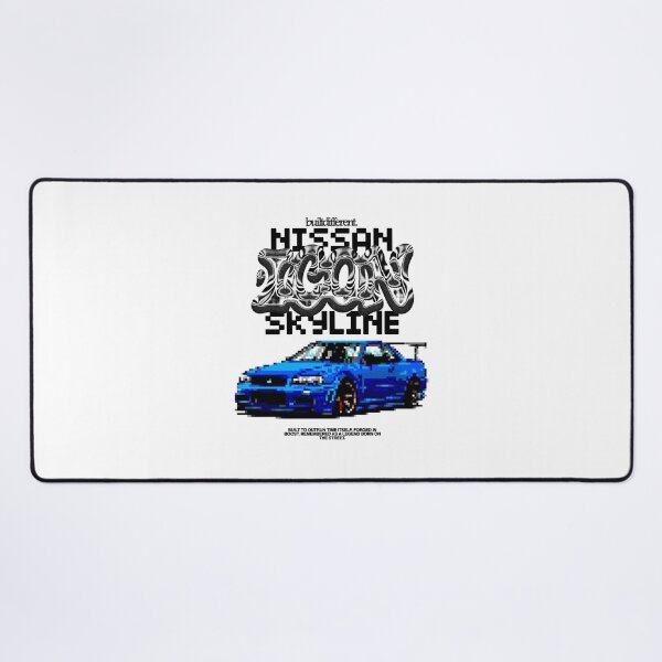 Item preview, Nissan Skyline R34 GT-R Pixel Art Y2K Aesthetic designed and sold by LUSQUIN0S.